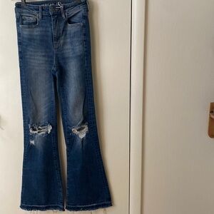 American Eagle size 0 regular highest rise stretch flare